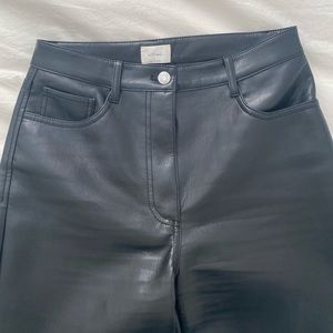 Aritzia Melina Pant -High Wasited, vegan leather pants